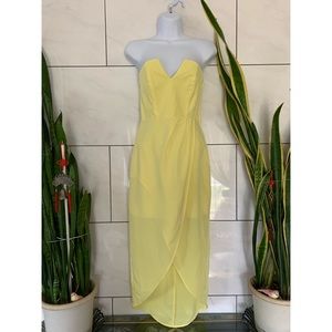 NWOT Sheer yellow dress🌼(1)